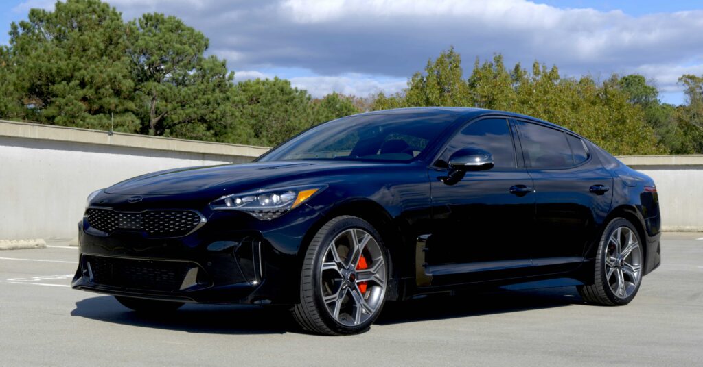fun cars for dads kia stinger gt